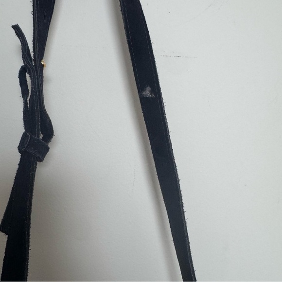 Denim & genuine leather Stylish Fringe Shoulder Bag y2k stars coastal cowgirl - Picture 5 of 7